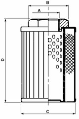 Filtro in aspirazione da 3/4" filtrazione 60µ - Ama Refluid