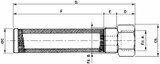 Filtro in aspirazione da 3/4"- 1" filtrazione 250/270µ - Ama Refluid