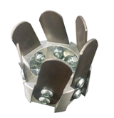 Testina per decespugliatore tipo zappetta con 6 lame in acciaio - Ama