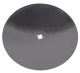 Disco frangizolle liscio Ø 610mm spessore 6mm con foro quadrato da 41mm - Ama