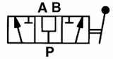 Deviatore di flusso a 3 vie 3/4" - Ama Refluid