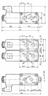 Deviatore elettrico modulare a 6 vie da 1/2" 12VDC - Ama Refluid