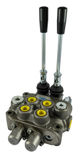 Distributore oleodinamico Ama a 2 leve doppio effetto - 40L - Ama