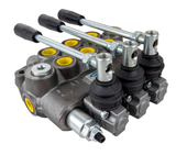 Distributore oleodinamico Ama basic da 3/8” 3 leve 40L/min per trattori - Ama