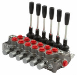 Distributore Walvoil SD5 a 6 leve doppio effetto - 40L - Walvoil