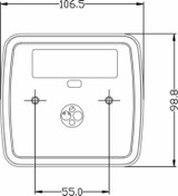 Fanale posteriore dx LED  106,5x98x35mm - Ama