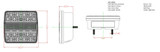 Fanale posteriore dx a LED 12V dimensioni 105,2x42x99,2mm - Ama