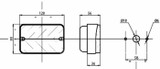 Fanale posteriore alogeno dx-sx 120x80mm - Cobo