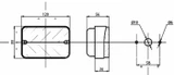 Fanale posteriore alogeno dx-sx 120x80mm - Cobo