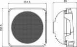 Proiettore asimettrico 152x152mm - Ama