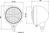Proiettore anteriore Ø 154mm adattabile Ford 82003398 - Ama