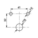 Fanale posteriore alogeno sinistro Ama 148x102x100 mm 4 funzioni luminose - Cobo