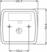 Fanale posteriore sx 25 LED 12-24V 106,5x98,8x35mm - Ama