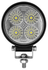 Faro da lavoro 4 LED rotondo ad ampio raggio 12W IP67 - Ama