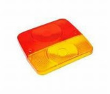 Lente di ricambio quadrata fanale posteriore dx-sx per art. 56016 e 56017 - Radex
