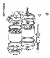 Filtro completo doppio adattabile al riferimento Fiat 4659288 - Ama