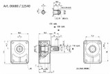 Supporto tirocinghia albero cilindrico Ø 18mm per pompa gruppo 2 - Ama Refluid