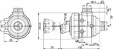 Filtro aspirazione con valvola filetto G 1 1/4 50 Mesh - Arag