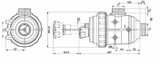 Filtro aspirazione con valvola G 1 1/2" 50 Mesh - Arag