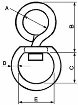 Givolare abruzzo Ø33/44mm filo 8 - Ama