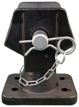 Gancio omologato perno 31mm interasse 120x55mm - Ama