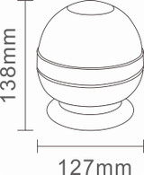 Lampeggiante a 12 LED base magnetica 12-24V a 3W - Ama