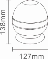 Lampeggiante a 12 LED base magnetica 12-24V a 3W - Ama