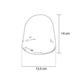 Calotta per lampeggiante ambra serie One - Ama