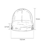 Calotta per lampeggiante ambra serie Gea in policarbonato - Ama