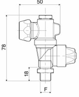 Getto atomizzatore Arag singolo con ugello 40bar - Arag