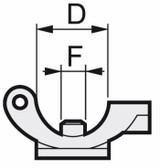 Portagetto per diserbo a cavallotto snodato senza testina e con antigoccia a membrana e attacco rapido - Arag