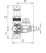Getto atomizzatore Braglia M62 per ugelli Ø 15-18mm - Braglia