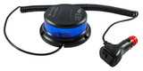 Lampeggiante a led blu 12-24V base magnetica - Ama