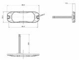 Luce di segnalazione Flash 3LED Arancione - Ama