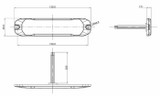 Luce di segnalazione flash 6 Led arancio - Ama