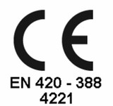 Guanto NBR blu taglia L - Ama