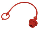Tappo parapolvere Faster di colore rosso per innesti rapidi femmina da M1/2" - Faster