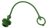 Tappo parapolvere Faster di colore verde per innesti rapidi femmina da M1/2" - Faster