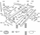 Manettino acceleratore Sx in metallo filettato M8 adattabile a BCS 580025386 - Bcs