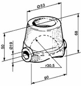 Chiocciola per ribaltamento dei rimorchi Ø 60mm - Ama