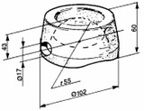 Chiocciola per rimorchi Ø78mm - Ama
