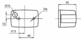 Fanale freccia omologato anterolaterale destra 85x54mm - Ama