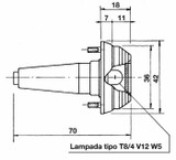 Fanale freccia arancione 42x70mm - Ama