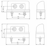 Luce targa a LED 10-30V - Ama