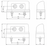 Luce targa a LED 10-30V - Ama