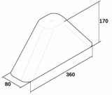 Campana per diserbo localizzato da 36x17x8cm - Ama