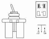 Interruttore a leva 2 posizioni - Ama