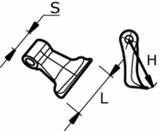 Mazza trincia lunghezza 100mm larghezza 100mm - Ama