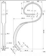 Molla flex adattabile Siderman 60x12mm - Ama