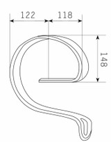 Rinforzo per molla 60x12mm - Ama